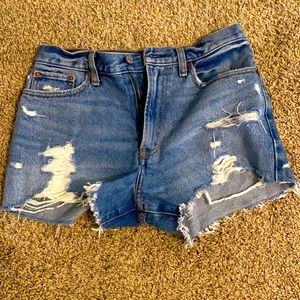 Abercrombie and Fitch high rise shorts